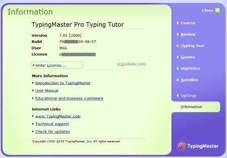 typing master pro instructions